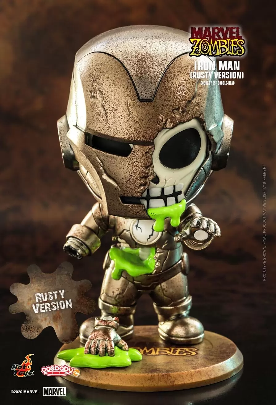 Cosbaby Figures - Marvel Zombies - Iron Man (Rusty version)
