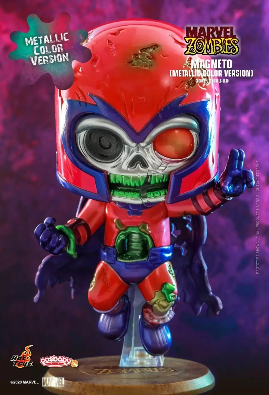 Cosbaby Figures - Marvel Zombies - Magneto (Metallic Color Version)