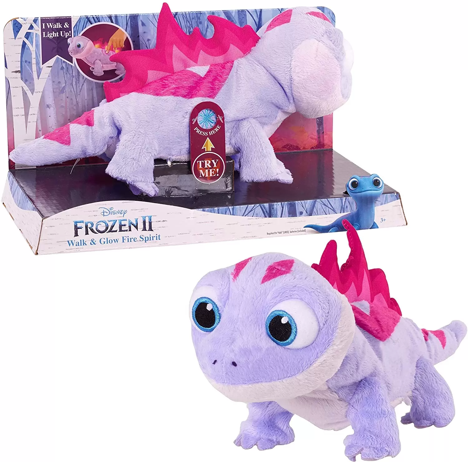 Walt Disney Plush - Frozen 2 - Walk & Glow Fire Spirit