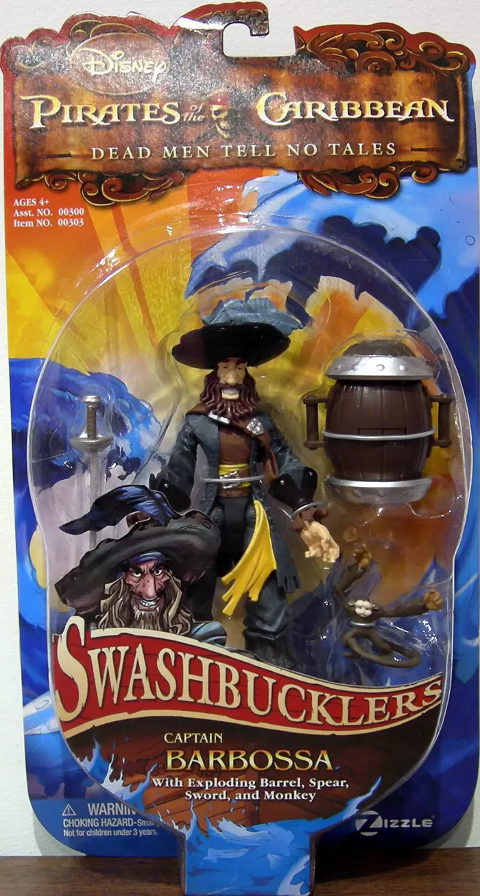 Pirates Of The Caribbean Swashbucklers - Captain Barbossa