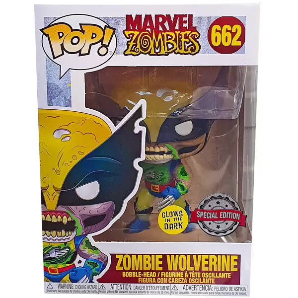 POP! MARVEL - Marvel Zombies - Wolverine GITD