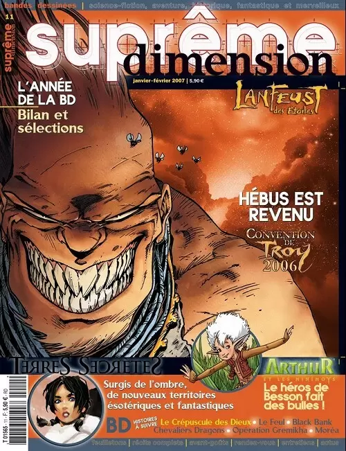 Suprême Dimension - Suprême Dimension n° 11 - Lanfeust des Étoiles, Hebus est revenu