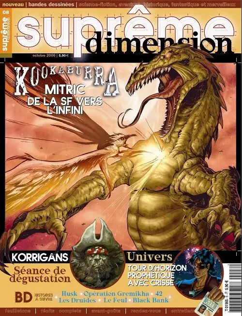 Suprême Dimension - Suprême Dimension n° 8 - Kookaburra : Mitric de la SF vers l\'infini