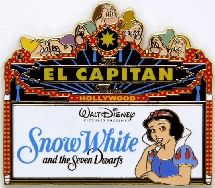 Disney El Capitan Marquee Pins - Snow White And The Seven Dwarfs