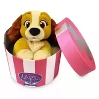 Lady And The Tramp - Lady Plush in Hatbox