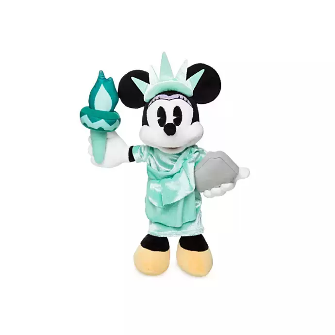 Walt Disney Plush - Mickey And Friends - Minnie Mouse lady liberty