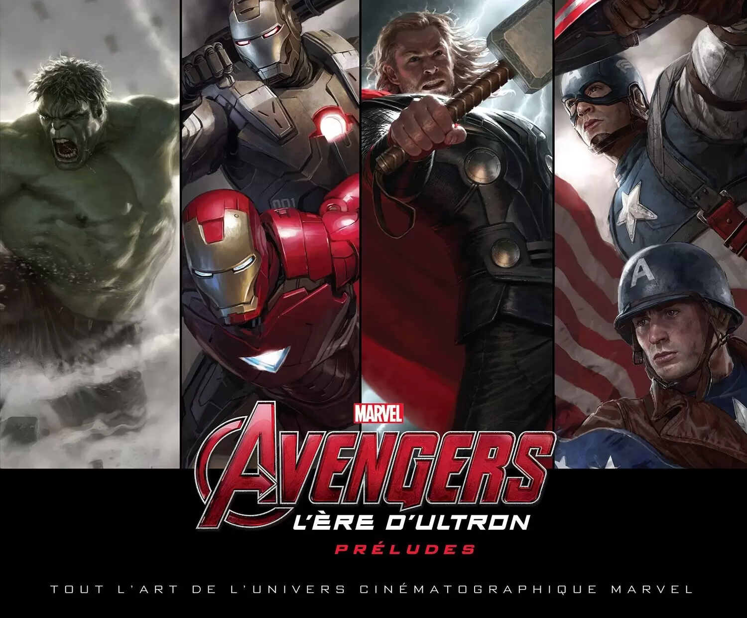 Beaux livres Marvel - Avengers : L\'ère d\'Ultron, préludes, tout l\'art de l\'univers cinématographique Marvel