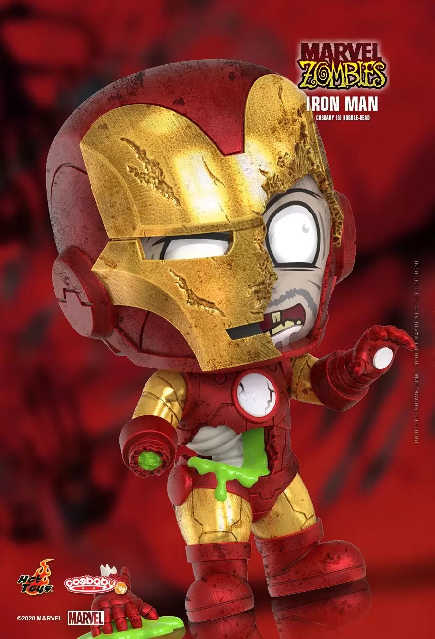 Cosbaby Figures - Marvel Zombies - Iron Man