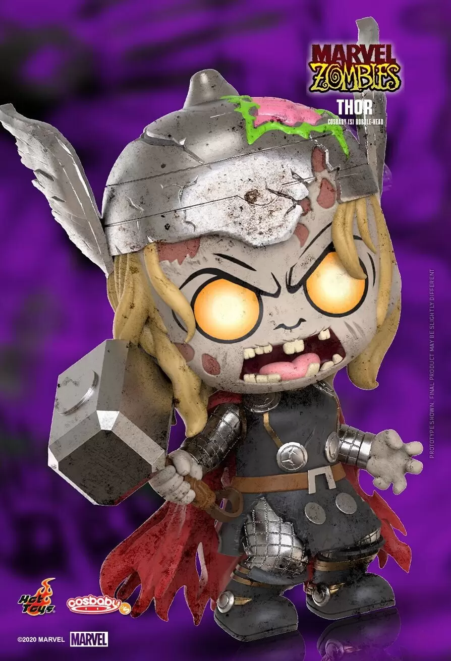 Cosbaby Figures - Marvel Zombies - Thor