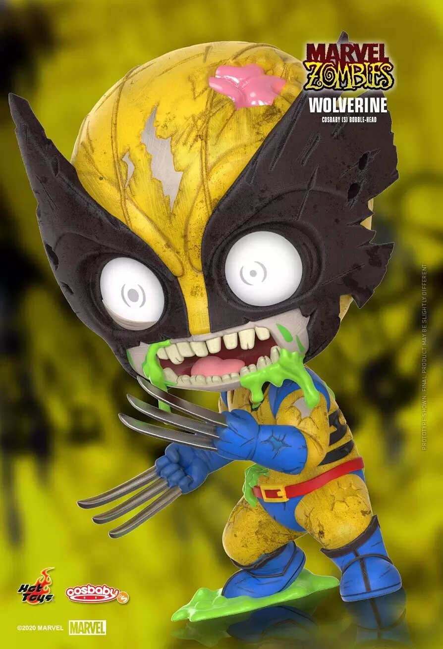 Cosbaby Figures - Marvel Zombies - Wolverine