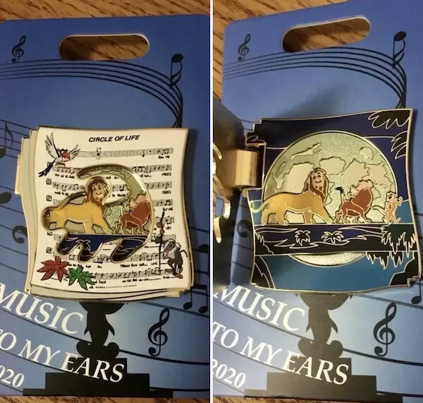 Music to my Ears Pin Set - The Lion King Music to my Ears