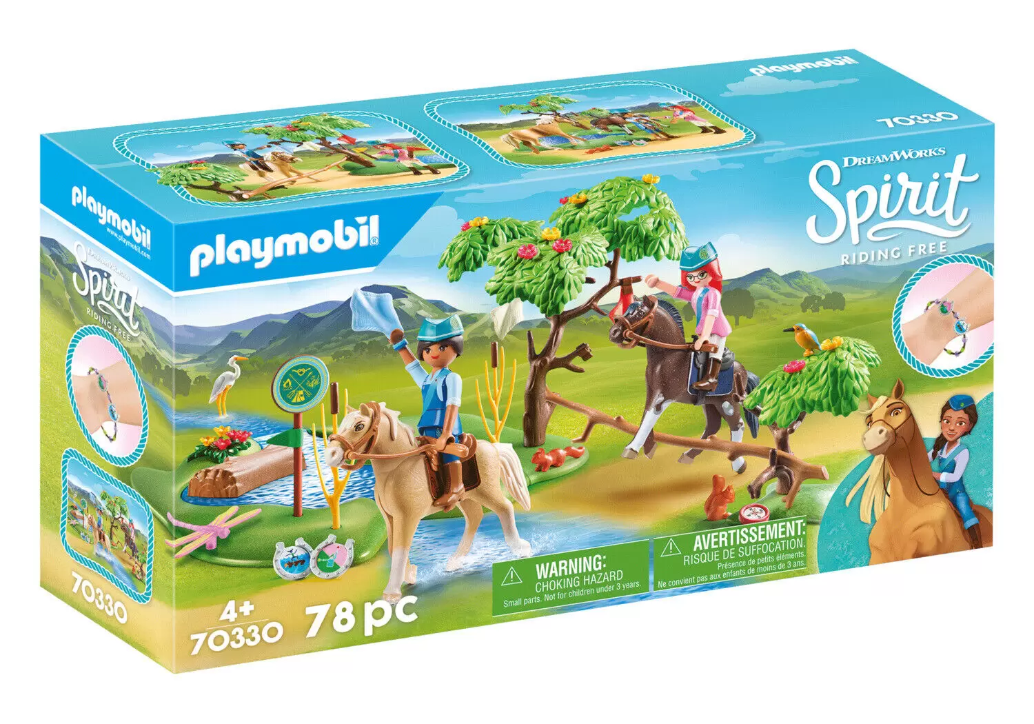 Playmobil Spirit Dreamworks - Mare avec végétation