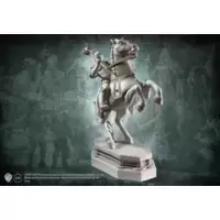 Wizard Chess Knight Bookend- White
