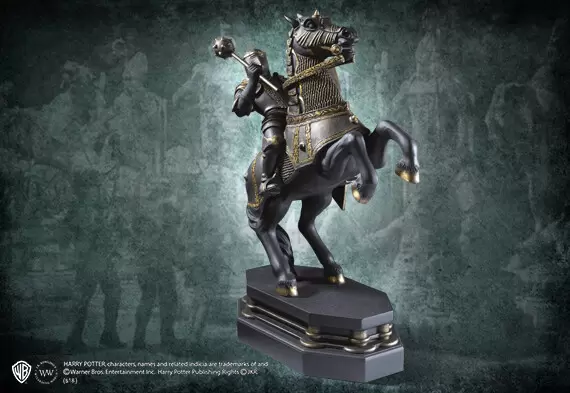 The Noble Collection : Harry Potter - Wizard Chess Knight Bookend- Black