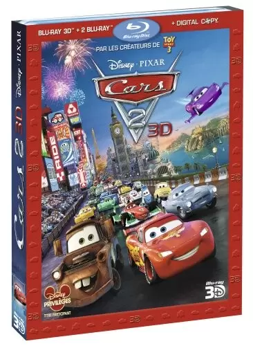 Les grands classiques de Disney en Blu-Ray - Cars 2 [Combo 3D + Blu-Ray + DVD + Copie Digitale]