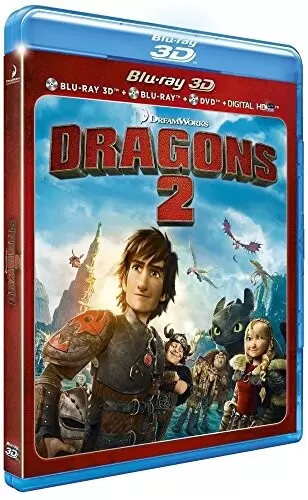 Film d\'Animation - Dragons 2 [Combo 3D + Blu-Ray + DVD + Copie Digitale]