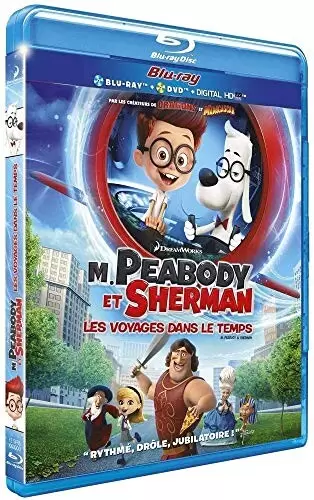 Film d\'Animation - M. Peabody et Sherman [Combo 3D + Blu-Ray + DVD]
