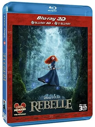 Les grands classiques de Disney en Blu-Ray - Rebelle 3D