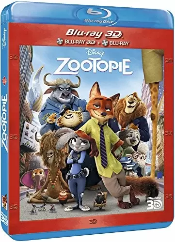 Les grands classiques de Disney en Blu-Ray - Zootopie 3D + Blu-Ray 2D