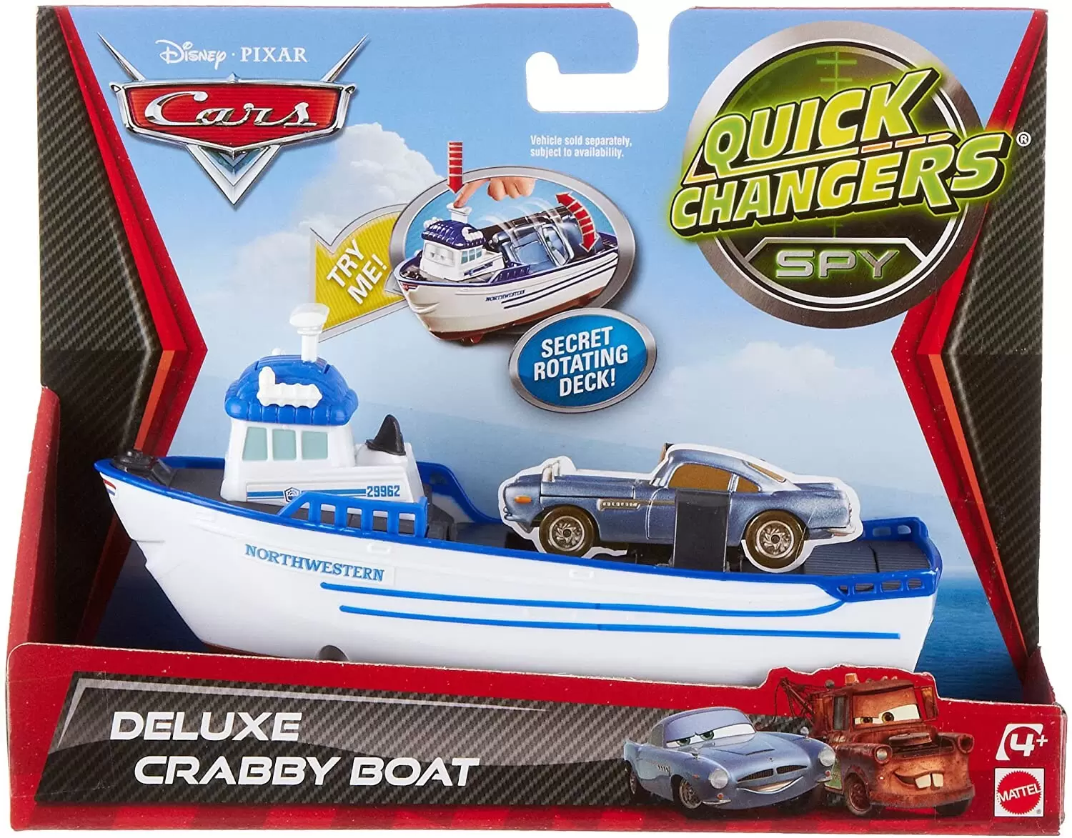 Cars Quick Changers - Deluxe Crabby Boat