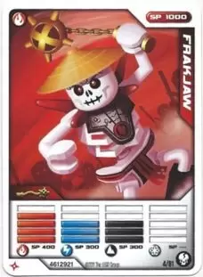 Lego Ninjago Battle Cards - 2011 - Frakjaw