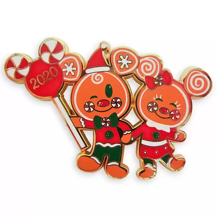 Disney - Pins Open Edition - Mickey and Minnie Mouse Gingerbread Holiday 2020