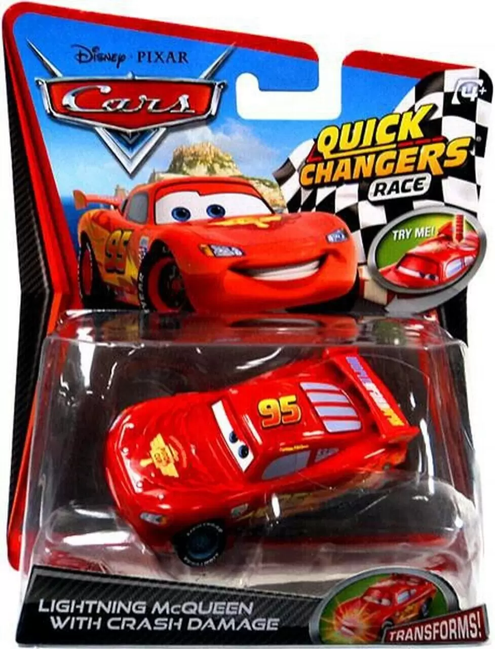 Damaged lightning discount mcqueen diecast