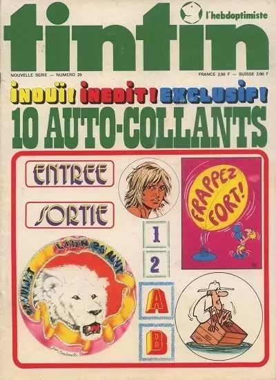 Tintin (L\'hebdoptimiste) - Tintin, l\' hebdoptmiste N° 29