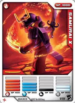 Lego Ninjago Battle Cards - 2012 - Samurai X
