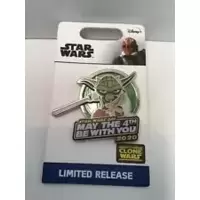 Star Wars May the 4th Be With You Yoda Pin