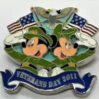 Veterans Day 2011 - Mickey and Minnie Mouse