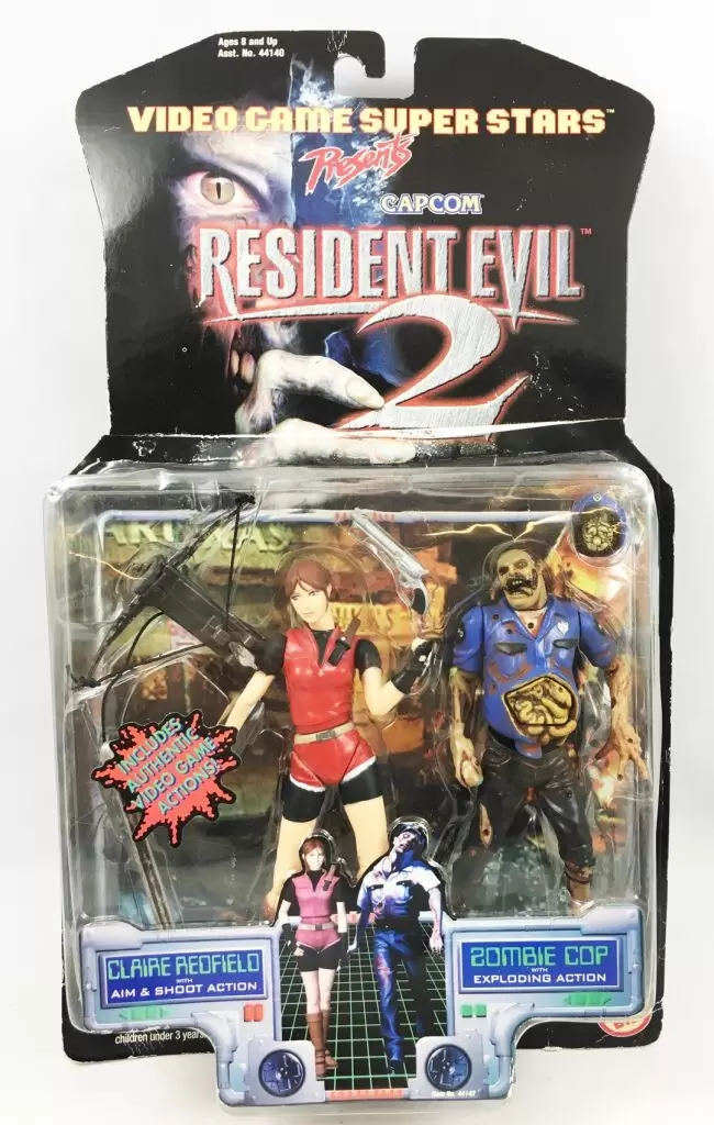 Resident Evil - Claire And Zombie Cop