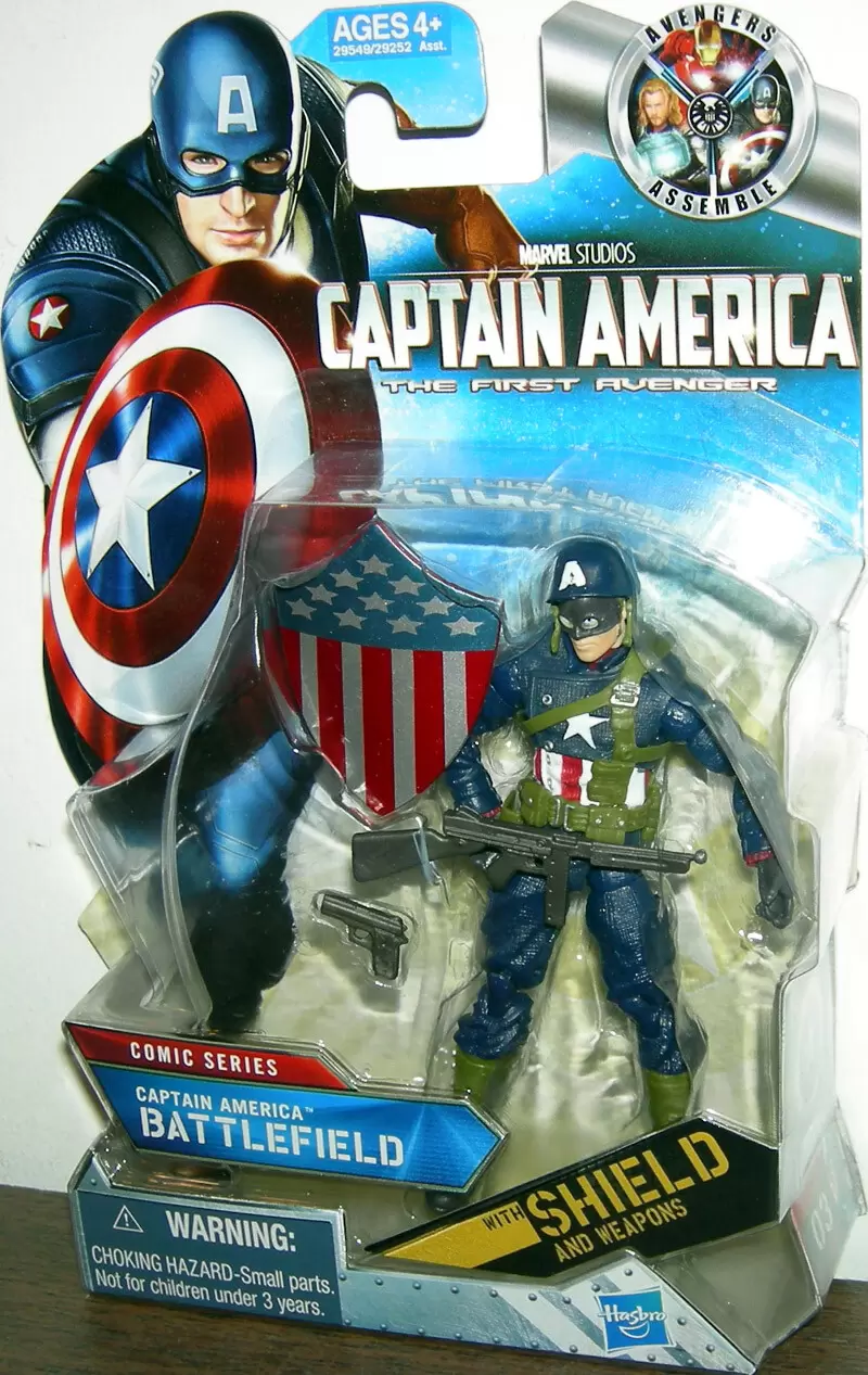 Captain America - Movie & Comics Series Action Figures - Captain America Battlefield