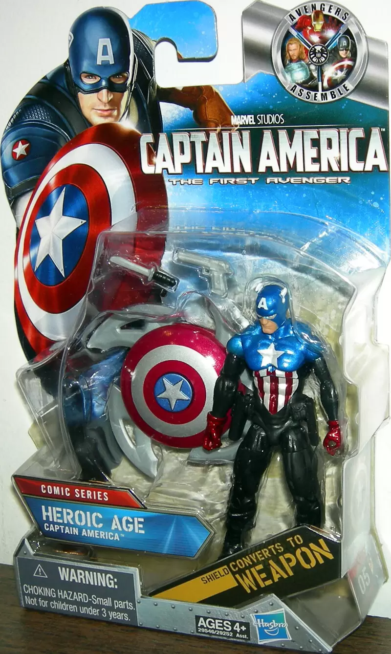 Captain America - Movie & Comics Series Action Figures - Heroic Age Captain America