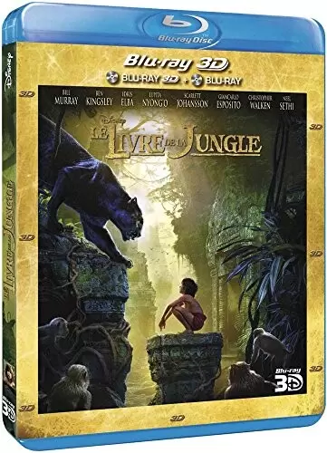 Autres Blu-Ray Disney - Le Livre de la Jungle 3D + Blu-Ray 2D