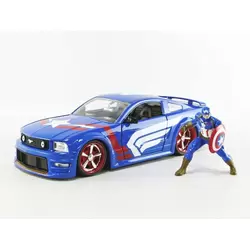 Captain America And 2006 Ford Mustang