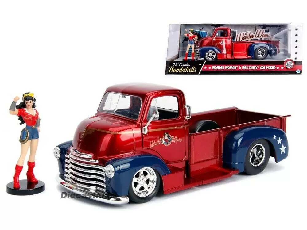 Jada Toys - Wonder Woman And 1952 Chevy