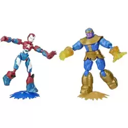 Iron Patriot vs Thanos