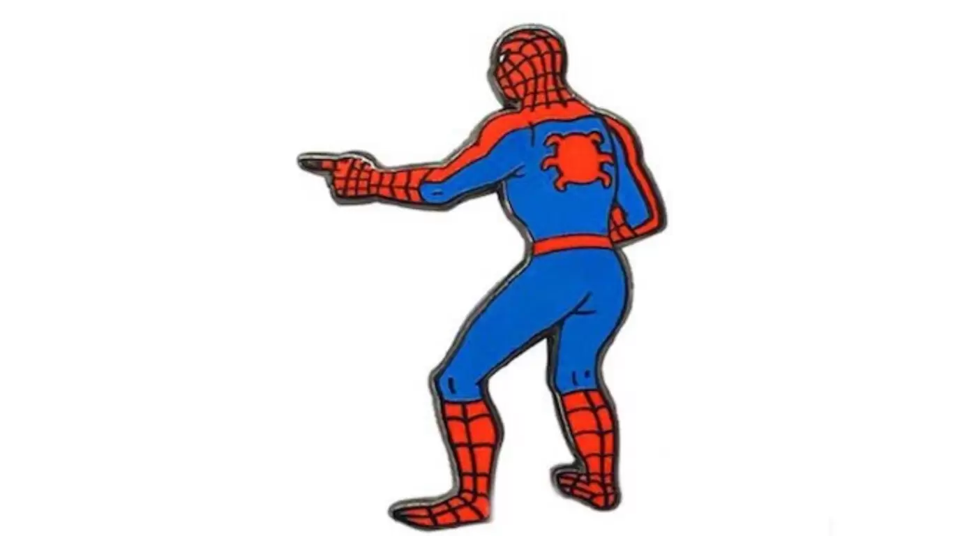 Spider Man Back Side - Spider-Man Double Identity Pin Set