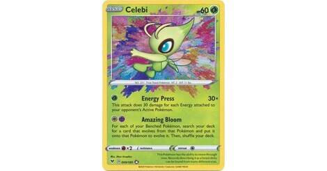 Celebi Vivid Voltage Pokemon Card 9 185