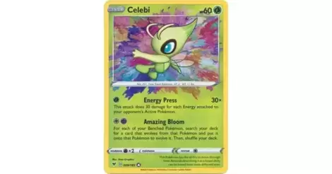 Celebi Vivid Voltage Pokemon Card 9 185