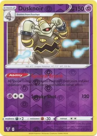 Vivid Voltage - Dusknoir Reverse