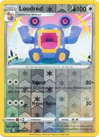 Vivid Voltage - Loudred Reverse