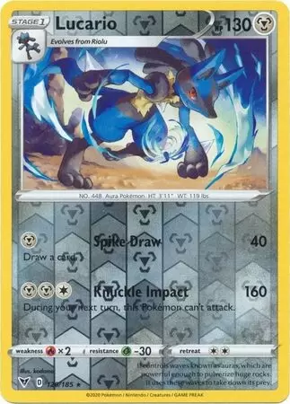 Vivid Voltage - Lucario Reverse