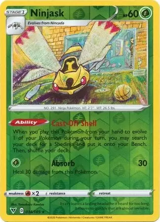 Vivid Voltage - Ninjask Reverse