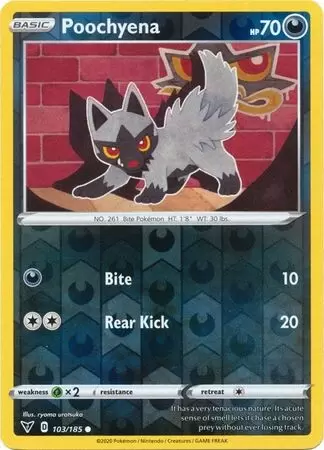 Vivid Voltage - Poochyena Reverse