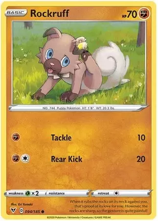 Vivid Voltage - Rockruff