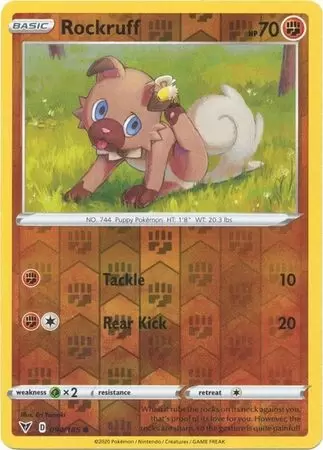 Vivid Voltage - Rockruff Reverse