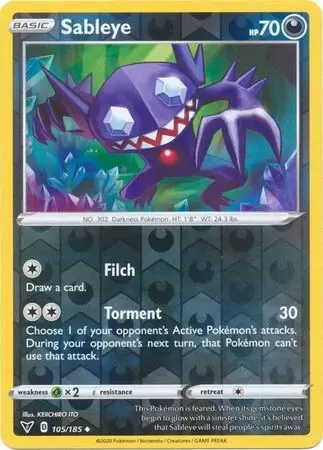 Vivid Voltage - Sableye Reverse