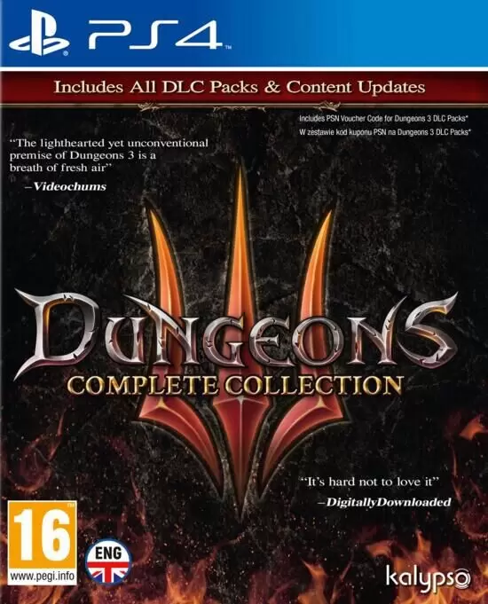 Jeux PS4 - Dungeons 3 Complete
